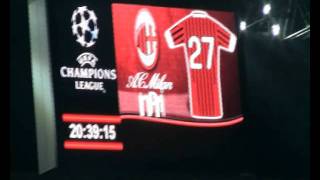 MilanArsenal 40 15 Febbraio 2012 Formazione Milan [upl. by Merrily]