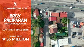 Prime Commercial Lot FOR SALE in Paliparan Dasmariñas Cavite beside UNITOP amp Jollibee [upl. by Marilee186]