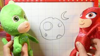 Indovina i disegni I PJ MASKS SUPER PIGIAMINI si sfidano in una nuova challange VIDEO EDUCATIVO [upl. by Ytsirt]