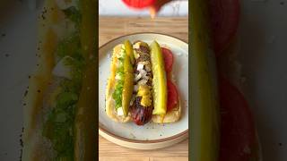 ChicagoStyle Hot Dog Recipe with Filet Mignon Polish Sausages [upl. by Rraval452]