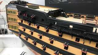 HMS VICTORY Model Ship  Part 84 Silver Soldering [upl. by Eluk]