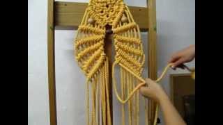 Tutorial para hacer búho de macramé PARTE 2 [upl. by Yeltihw851]