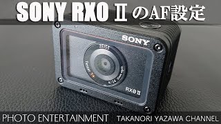 084【How to】SONY RX0ⅡはAFの設定に要注意！ [upl. by Aennil]