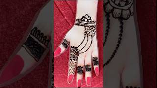 Very easy and beautiful back hand mehndi design arabicmehndidesign mehendi mehndidesign shorts [upl. by Ecnav]