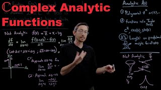 Complex Analysis L06 Analytic Functions and CauchyRiemann Conditions [upl. by Novikoff]