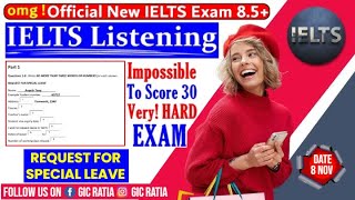 IELTS LISTENING TEST Request for special Leave  08 Nov Score 35  GTAC Answers ieltslistening [upl. by Gail]