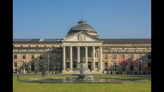 Places to see in  Wiesbaden  Germany  Kurhaus [upl. by Ariahaj]