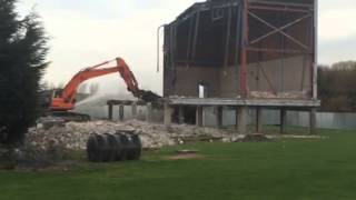 Demolition of Ainsdale High School Southport [upl. by Kendyl]