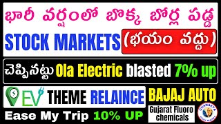 Stock Market FallEase My trip 14 upBajaj AutoOla electricGujarath Floro ChemicalsNifty [upl. by Yekciv159]