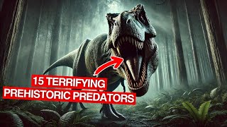 15 Most Terrifying Prehistoric Predators [upl. by Peria637]