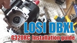 Zenoah G320 installation into a LOSI DBXL RC [upl. by Aihsile]