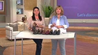 Clarks Unstructured UnLoop Leather Slipon Shoes with Carolyn Gracie [upl. by Ennayk]