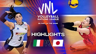 🇮🇹 ITA vs 🇯🇵 JPN  Highlights Week 3  Womens VNL 2023 [upl. by Bertold]