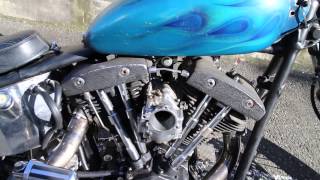 1974 FLH 1200 RIGID HARLEY DAVIDSON SHOVELHEAD [upl. by Nobell]