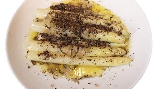 Rezept Spargel mit schwarzen Sommertrüffeln [upl. by Keely11]