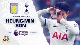 Every touch Heungmin Son runs Villa ragged with goal two assists  Premier League  NBC Sports [upl. by Susann145]