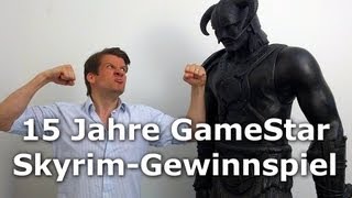 15 Jahre GameStar  Riesige DovahkiinStatue aus Skyrim im Jubiläumsgewinnspiel [upl. by Darees]