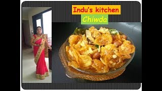 Fried Poha Chivda Recipe  Diwali Special Snacks  Pohe Namkeen Recipe  Tea Time Snacks [upl. by Chrisoula20]