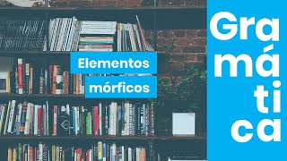 Elementos mórficos  Morfologia  Gramática  Língua Portuguesa [upl. by Erised]