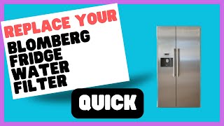 Blomberg Fridge Water Filter A Comprehensive Guide to Location and Replacement [upl. by Corbin493]