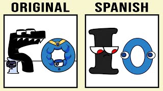 Alphabet Lore vs Spanish Alphabet Lore by HKtito Comparison 2 [upl. by Osswald]