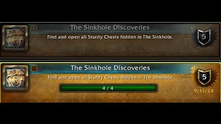 How To Get The Sinkhole Discoveries Achievement Hallowfall Delve [upl. by Debarath]