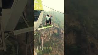 Nepal Bungy Jump Live  Suspension Bridge of Kusma  World 2nd Highest Bungy Jump 228 Meters  Part2 [upl. by Feld240]