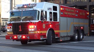 Philadelphia Fire Department Rescue 1 Responding [upl. by Nannek1]