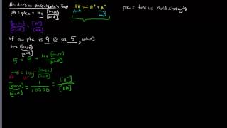 Acids Bases and the Henderson Hasselbalch Equation Part 2 of 3 [upl. by Chancelor]