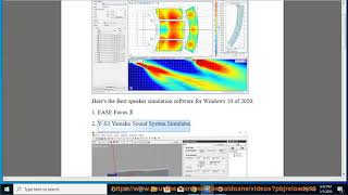 Best speaker simulation software for Windows 10 of 2020 [upl. by Ahtanamas]