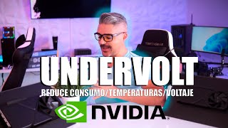 Si tienes una GPU NVIDIA debes hacerle esto YA MISMO Reduce temperaturas consumo y voltaje [upl. by Sparhawk]