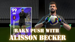 🔴Rank Push With Alisson Becker in Pes 2025  Efootball 2025 [upl. by Alodee402]