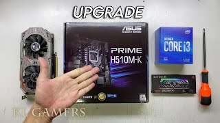 intel 4th Gen Core i5 4590 upgrade to intel Core i3 10100F ASUS PRIME H510MK GTX950 [upl. by Meg506]