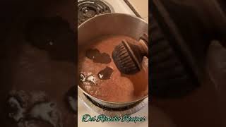 How to Make Chocolate Caliente  Hot Chocolate minirecipes shortrecipes shorts [upl. by Beisel822]