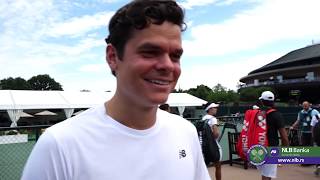 Wimbledon 2019  Miloš Raonić posle pobede nad Opelkom  SPORT KLUB Tenis [upl. by Natanoj162]