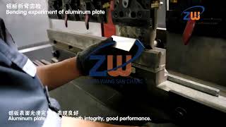 aluminum sheet and aluminum plate boat 5083 Bending test [upl. by Map]