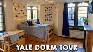 YALE COLLEGE DORM TOUR 2022  Old Campus Single Suite [upl. by Shugart614]