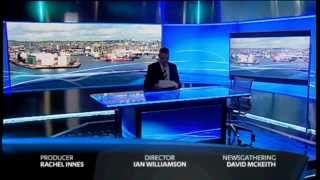 STV News at Six rebrand Aberdeen amp North region titles Monday 02 June 2014 [upl. by Lanam]