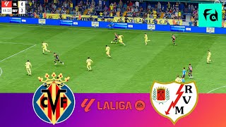 Villarreal vs Rayo Vallecano  Spain  La Liga 2425  Full Match All Goals  FC 24 Gameplay [upl. by Adranoel]