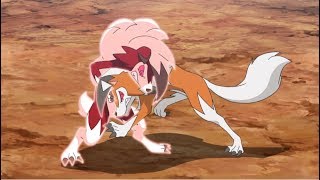 Lycanroc vs Lycanroc  Pokémon the Series Sun amp Moon—Ultra Legends  Official Clip [upl. by Ogden]