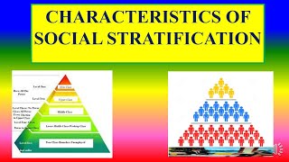 CHARACTERISTICS OF SOCIAL STRATIFICATION  Sociology [upl. by Aitropal]