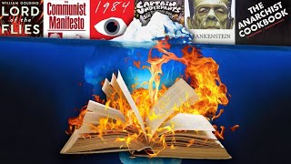 The Banned amp Censored Books Iceberg Explained Dantavius Reupload [upl. by Anelhtac]