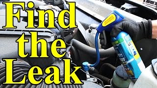 How to Find AC Leaks in Your Car UV Dye [upl. by Leftwich]