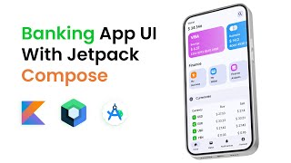 Build Banking App UI With Jetpack Compose 📱 [upl. by Yejus]