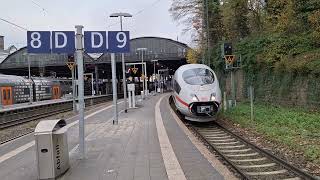 Trains at Aachen Hauptbahnhof railway station [upl. by Drais890]