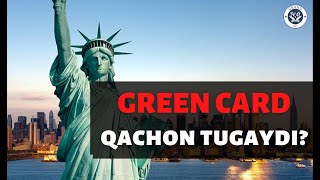 GREEN CARD tugash sanasi Qachongacha Grin Karta oynasa boladi [upl. by Yasdnyl]