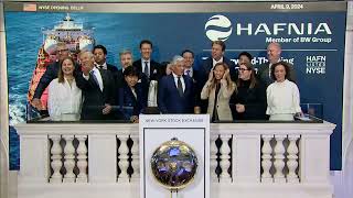 Hafnia Limited NYSE HAFN Rings The Opening Bell® [upl. by Kimmi]