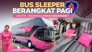 GOKIL  BEDA DARI YANG LAIN‼️ Jakarta  Semarang Naik Bus Tingkat Dengan Sleeper Terbanyak [upl. by Elatnahc]