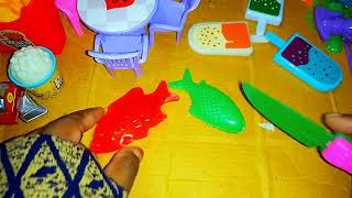 3 minutes satisfying with Unboxing miniature kitchen set Orenge color Toy DIY [upl. by Bedwell310]