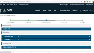 GeM Bidding Process I How to Generate BID by Buyer [upl. by Atwekk]